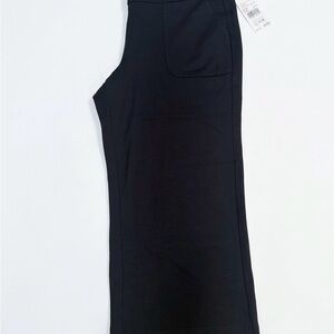 Max Studio Black Wide-Leg Crop Pants, 2X